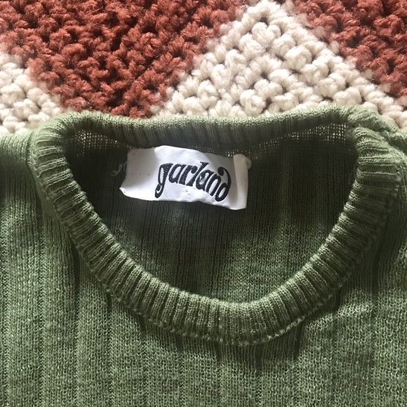 60s 70s vintage Garland knit top small/medium - Picture 2 of 4